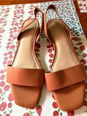 Aldo - Doredda Women's Cognac Block Heel Sandal